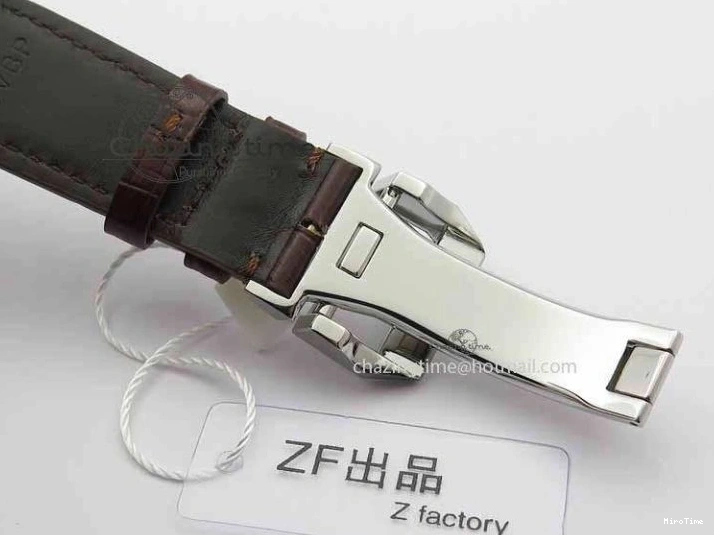 MIROTIME 0403 Unique Portuguese IW3714 Diam ZF V2 1:1 Best Edition Gray Dial On Brown Leather Strap A79350 (Slim Movement) 7250